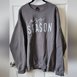 Gildan Softstyle Midweight Gray Sweatshirt